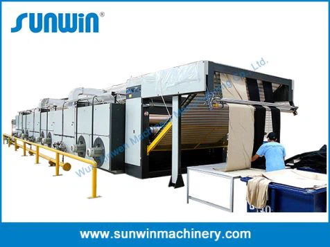 एकल पास खुली चौड़ाई बुनना तनाव रहित ड्रायर